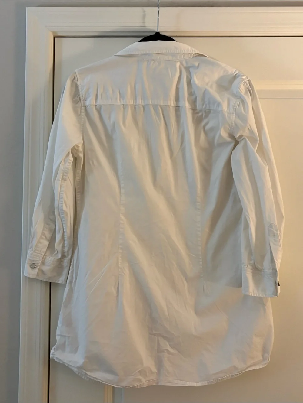 Michael Michael Kors Women’s Classic White Cotton Button-Down Shirt